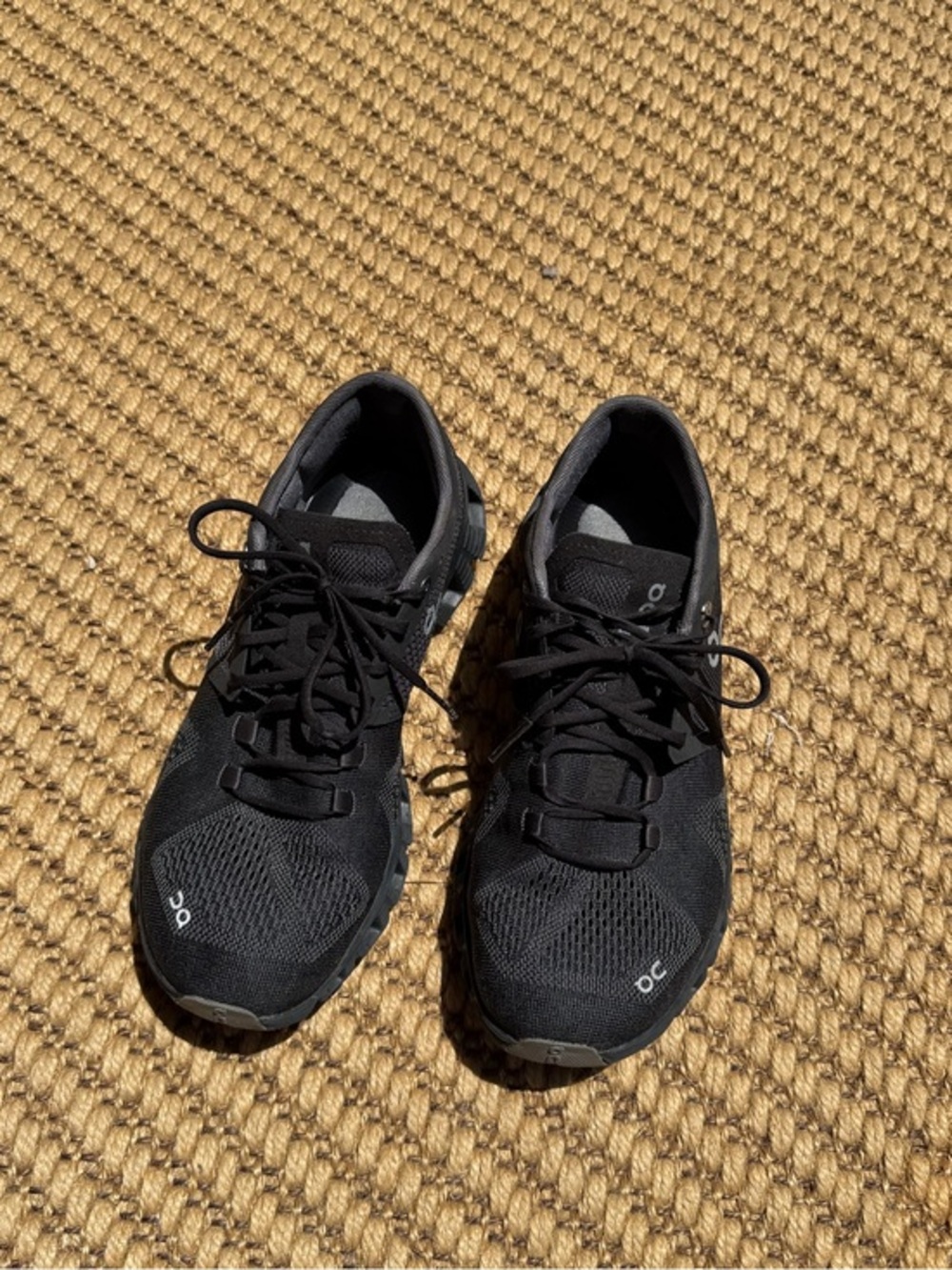 On Running Black Mesh Performance Sneakers